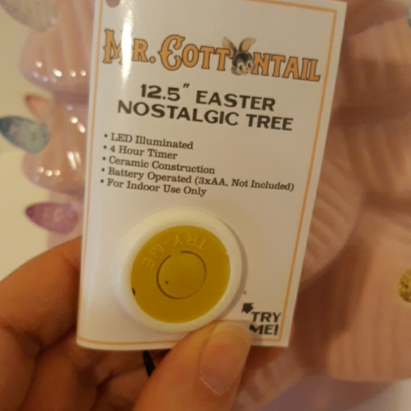 Mr. Cottontail 12.5 easter nostalgia tree - Picture 6 of 8